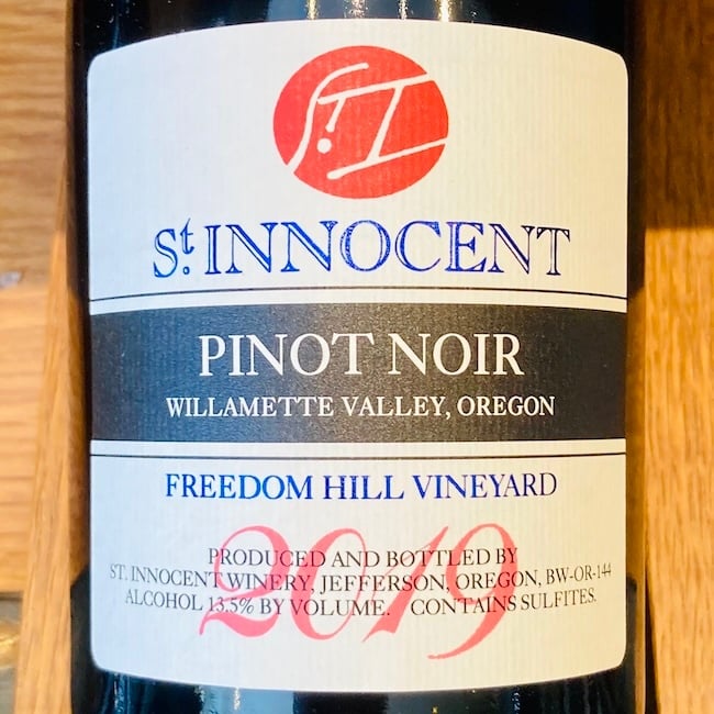 2019 St. Innocent Freedom Hill Pinot Noir