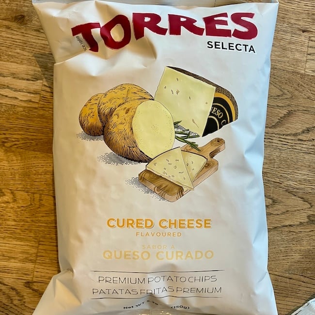 Torres Selecta Potato Chips Large Cured Cheese