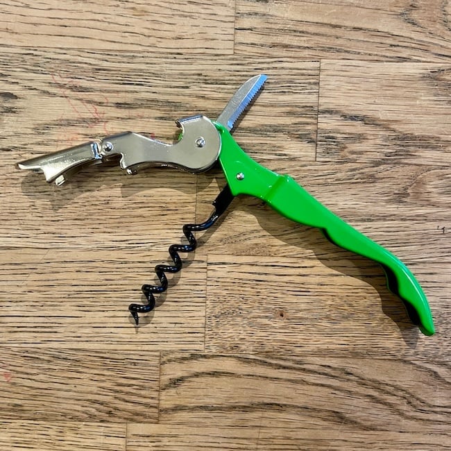 Corkscrew lime green