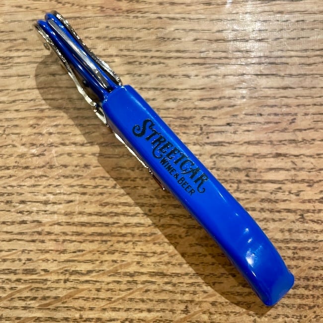 Corkscrew electric blue
