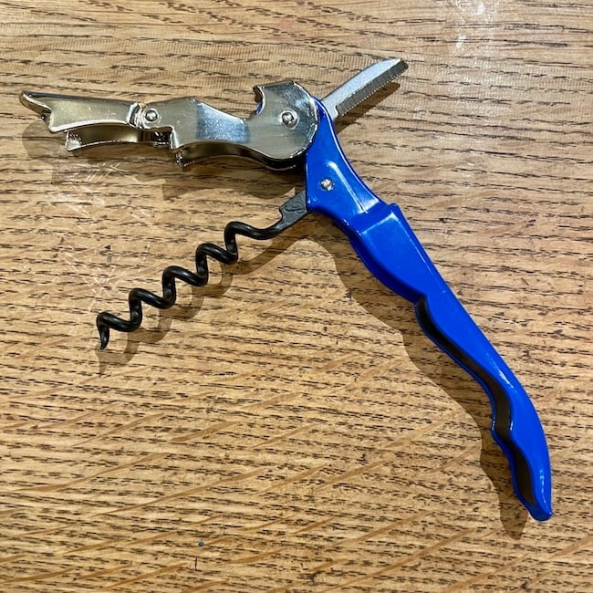 Corkscrew electric blue