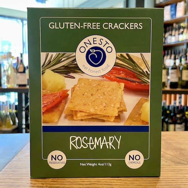 Onesto Gluten-Free Rosemary Crackers 4oz