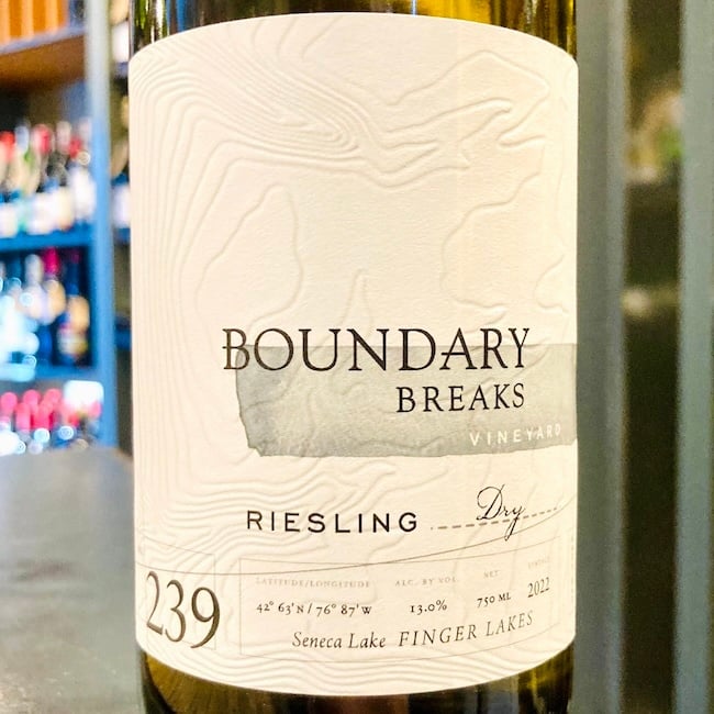 2022 Boundary Breaks Riesling 239 Dry
