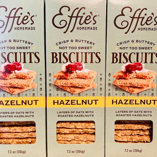 Effie's Hazelnut Biscuits 7.2 oz