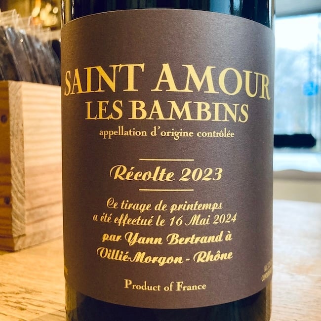 2023 Yann Bertrand Saint Amour "Les Bambins"