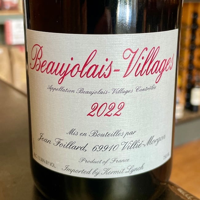 2022 Jean Foillard Beaujolais-Villages