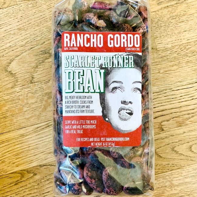 Rancho Gordo Scarlet Runner Bean
