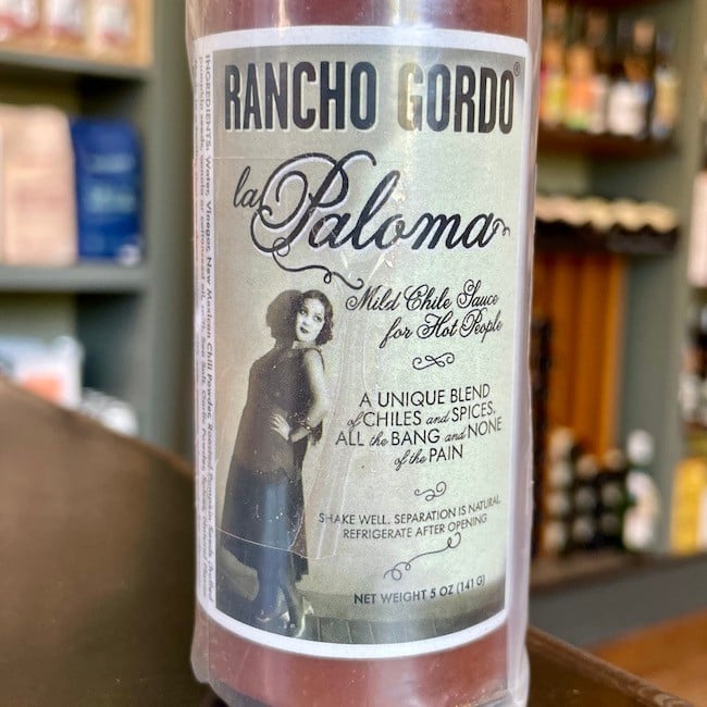Rancho Gordo La Paloma Mild Chile Sauce For Hot People