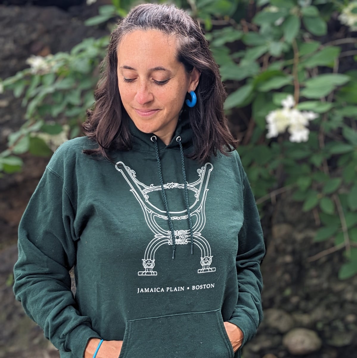 Jamaica Plain Bench Sweatshirt Forest Green XL