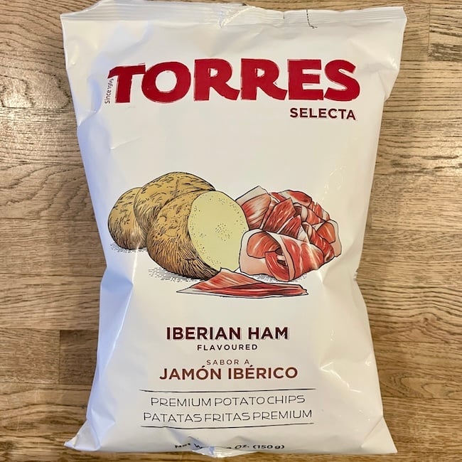Torres Selecta Potato Chips Large Iberico Ham