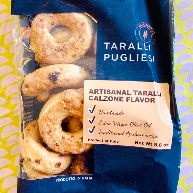 Frutti del Grano Calzone flavor Artisan Taralli 8.8 oz