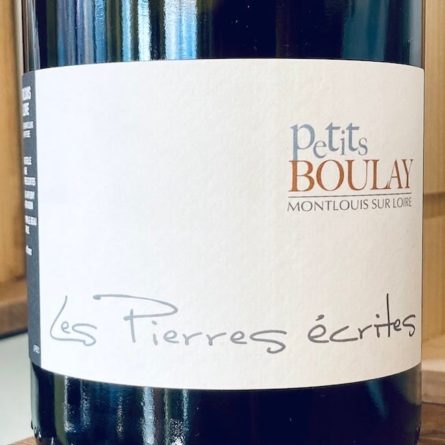 2023 Les Pierres Ecrites Montlouis "Petits Boulay"
