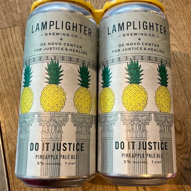 Lamplighter Do It Justice Pineapple Pale Ale 4pk