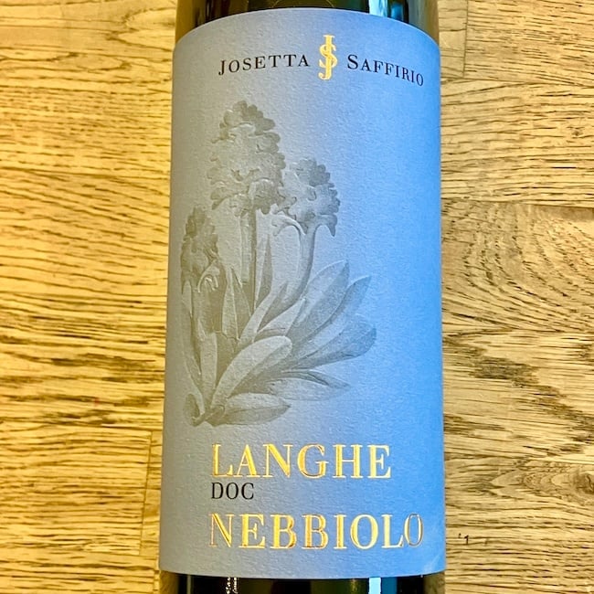 2022 Josetta Saffirio Langhe DOC Nebbiolo