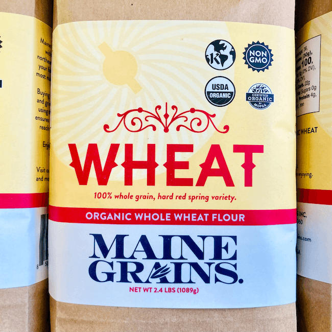 Maine Grains Organic Whole Wheat Flour 2.4 lbs