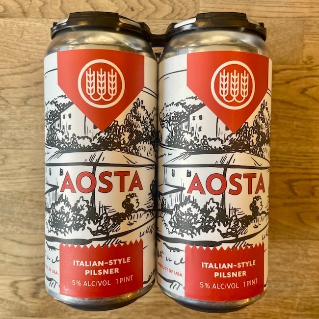 Schilling Aosta Italian-Style Pilsner 4pk