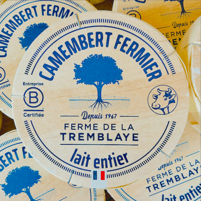Ferme de la Tremblaye Camembert "Ferme de Jouvence" 250g