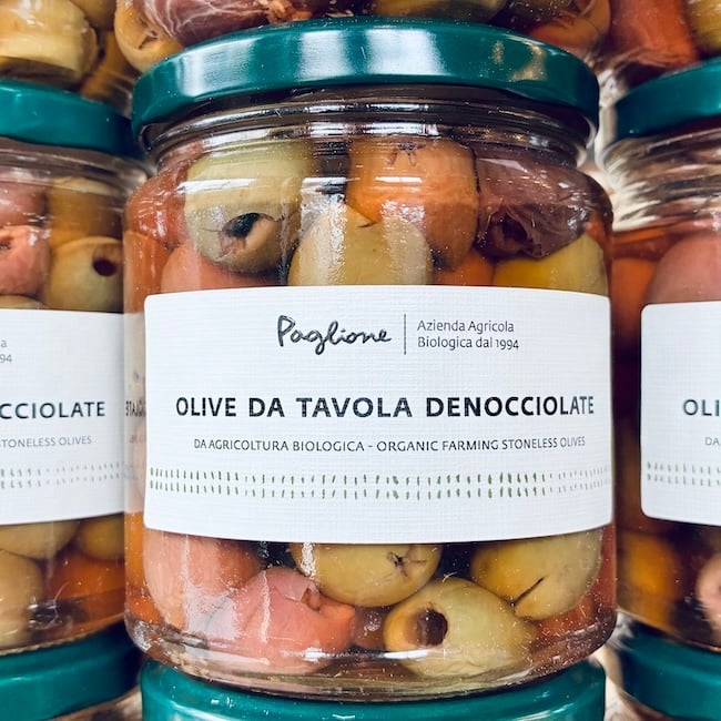 Agricola Paglione Pitted Mixed Table Olives 300g