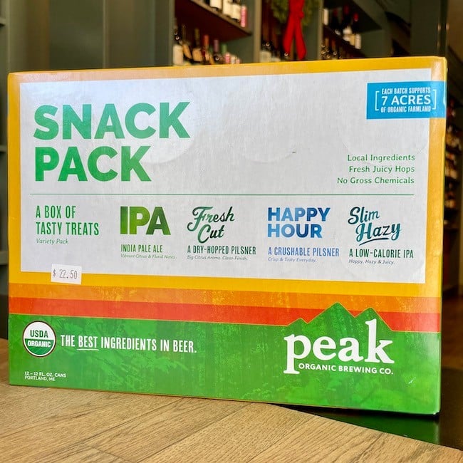 Peak Organic Variety Snack Pack 12pk