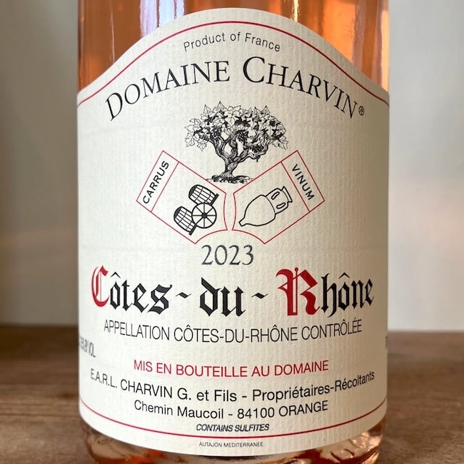 2025 Domaine Charvin Cotes du Rhone Rose