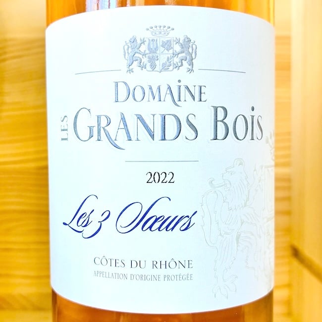 2022 Les Grands Bois Cotes Du Rhone Rose "Les 3 Soeurs"