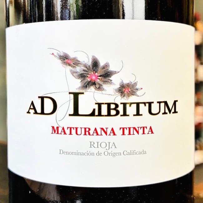 2022 Juan Carlos Sancha "Ad Libitum" Tinto