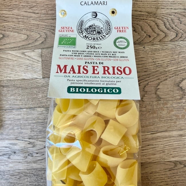 Morelli Organic Gluten Free Corn & Rice Mezzi Paccheri Pasta 8.8oz