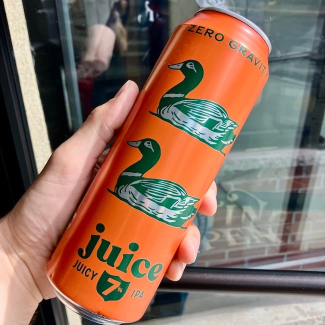 Zero Gravity Duck Duck Juice IPA 19.2oz can