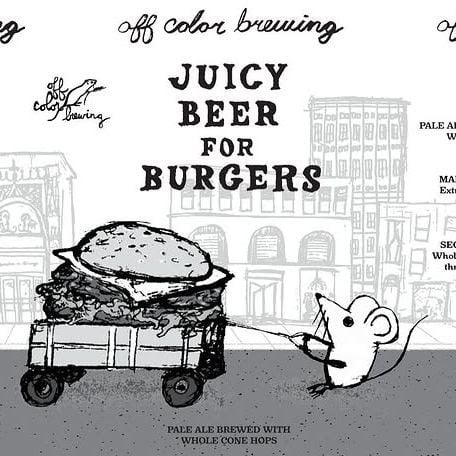 Off Color Juicy Beer For Burgers 4pk
