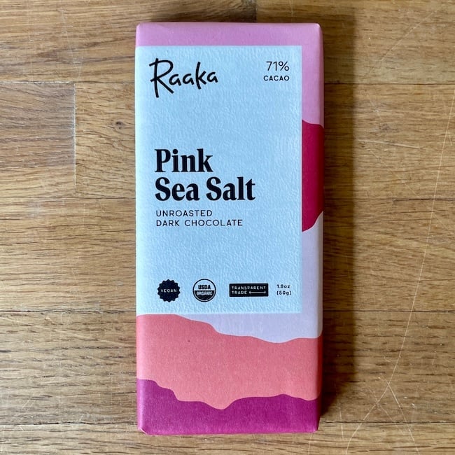 Raaka Pink Sea Salt 71%, 1.8oz
