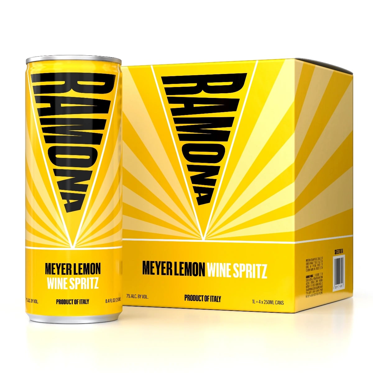 Ramona Organic Meyer Lemon Wine Spritz 4pk