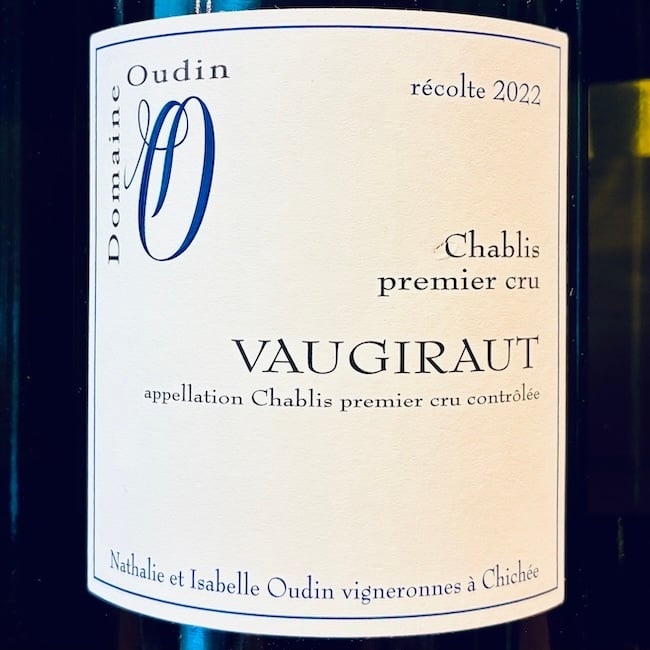 2022 Domaine Oudin Chablis 1er Cru Vaugiraut