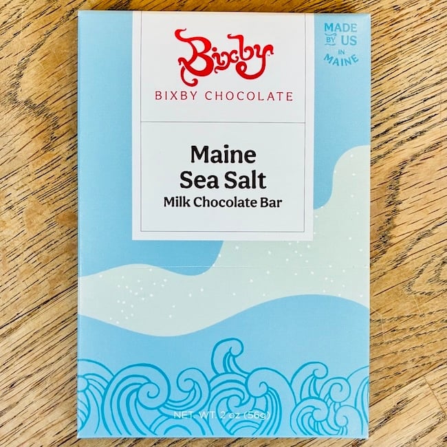 Bixby Maine Sea Salt Milk Chocolate Bar 2 oz