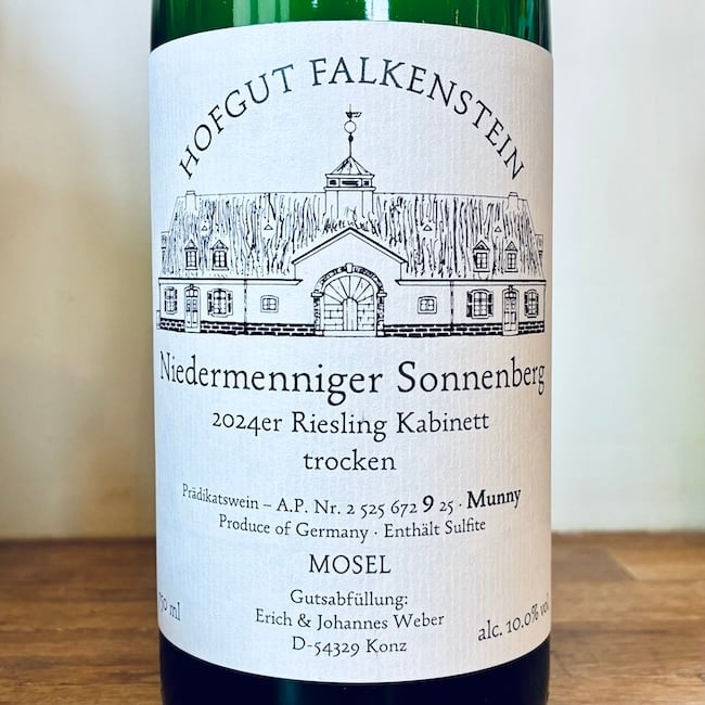 2025 Hofgut Falkenstein Niedermenniger Sonnenberg Riesling Kabinett trocken (Munny) AP9