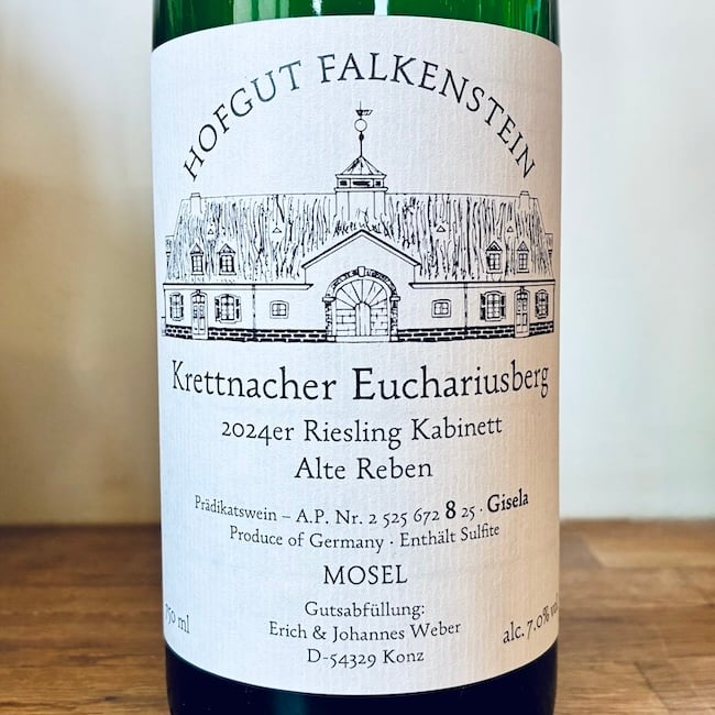 2025 Hofgut Falkenstein Krettnacher Euchariusberg Riesling Kabinett "Alte Reben" (Gisela) AP8
