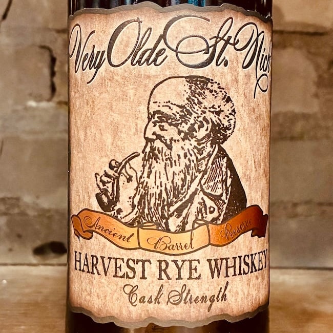 Very Olde St. Nick Harvest Rye Whiskey "Cask Strength"