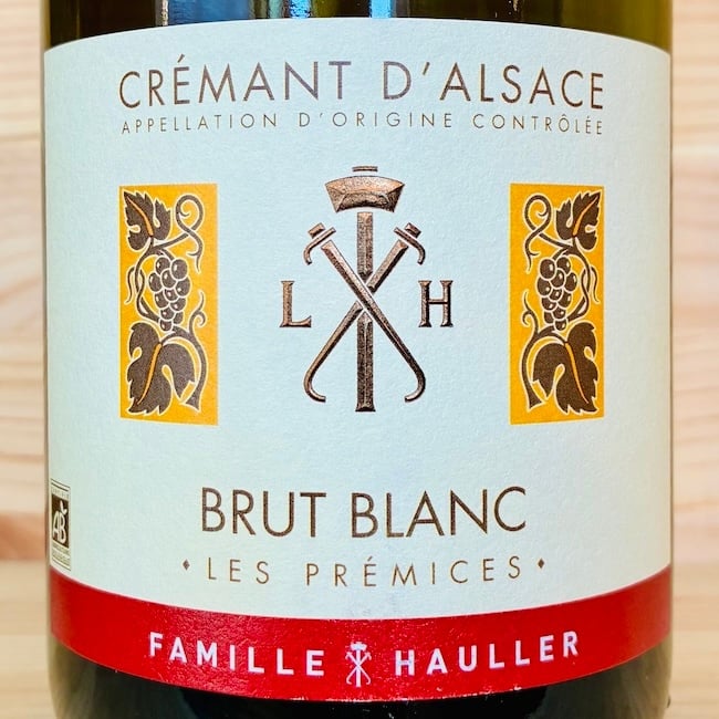 Hauller Cremant d'Alsace Blanc Brut "Les Premices"