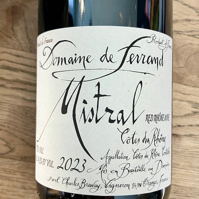 2024 Domaine de Ferrand "Mistral" Cotes du Rhone