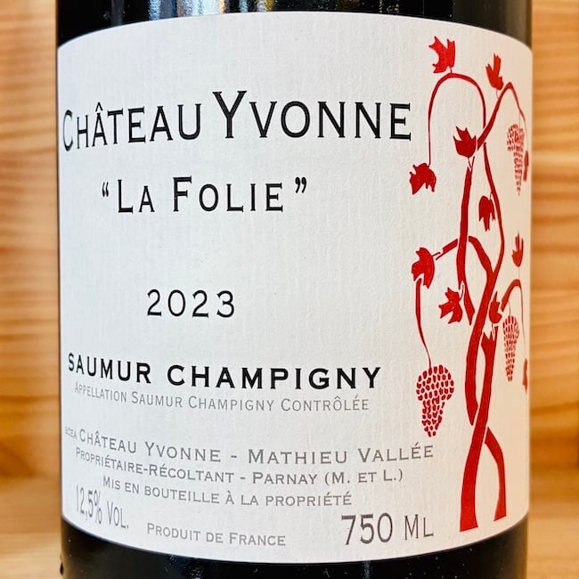 2023 Yvonne Saumur-Champigny “La Folie”