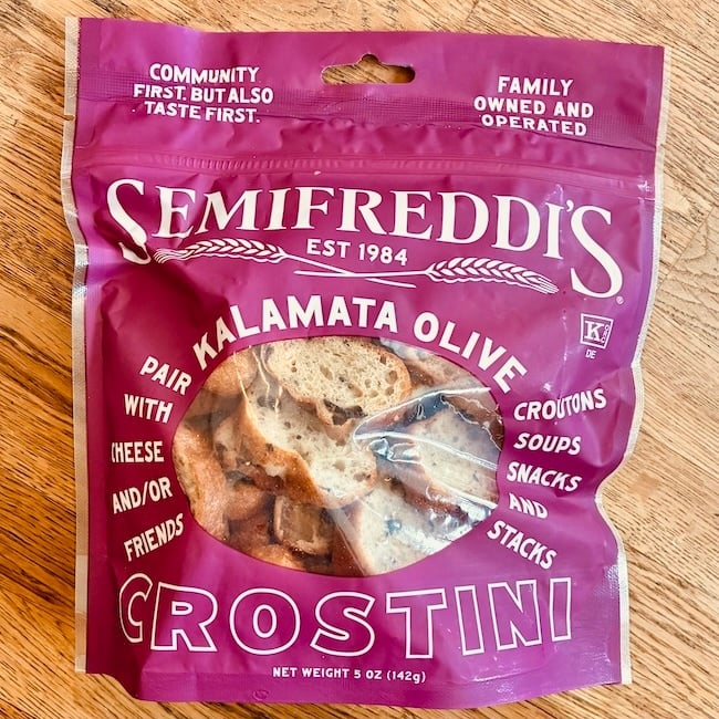 Semifreddi's Kalamata Olive Crostini 5 oz
