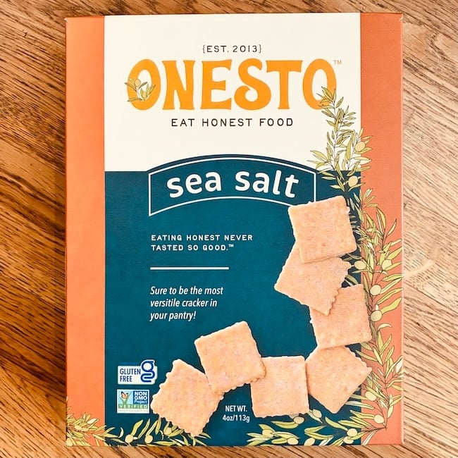 Onesto Gluten-Free Sea Salt Crackers 4oz