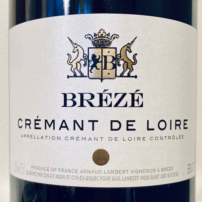 Arnaud Lambert Cremant de Loire Breze Blanc