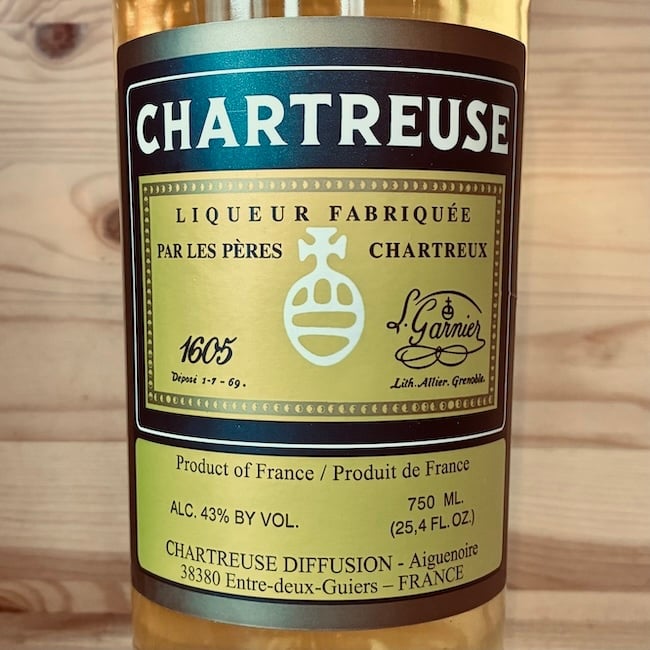 Chartreuse Jaune Yellow Liqueur