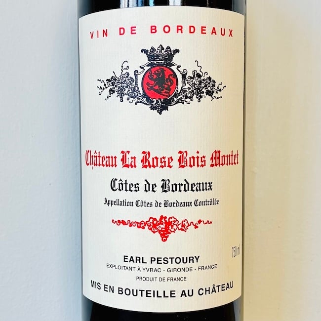 2023 Chateau La Rose Bois Montet Cotes de Bordeaux