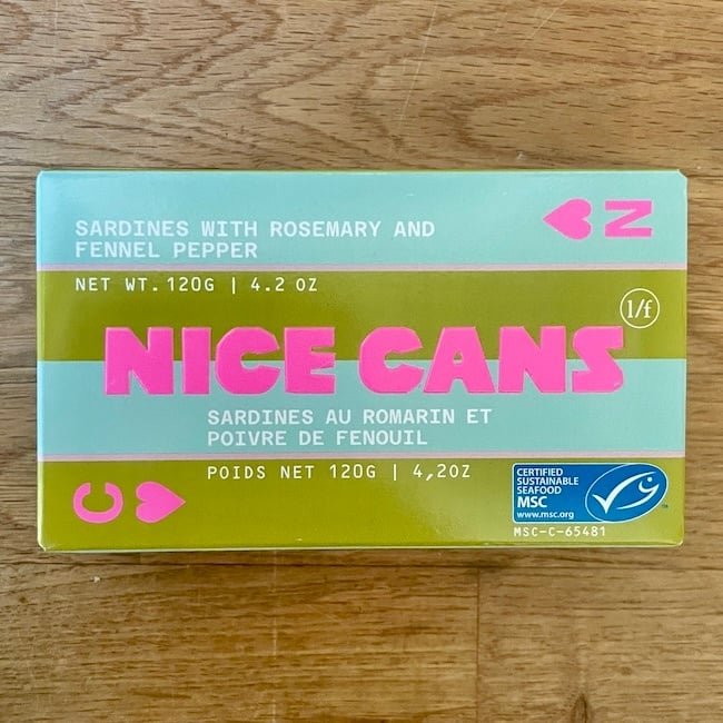 Nice Cans Sardines with Rosemary & Fennel 120g