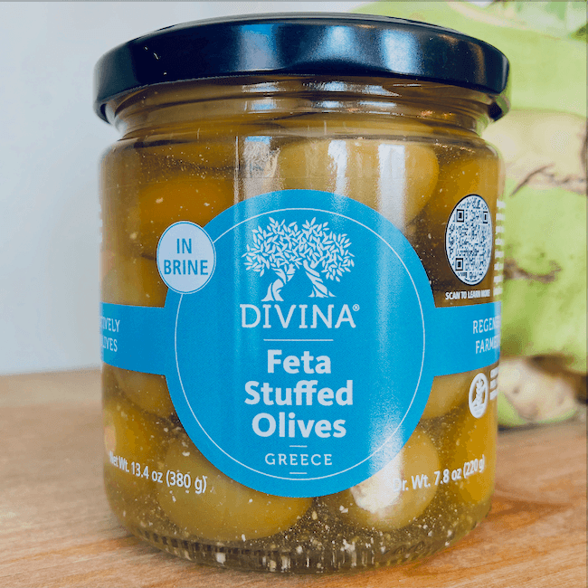 Divina Feta Stuffed Olives 380g