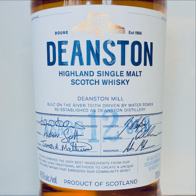 Deanston 12 year Single Malt Scotch Whiskey