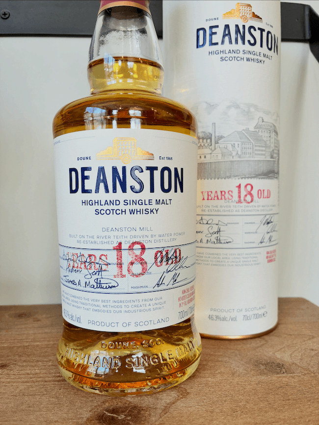 Deanston 18 year Single Malt Scotch Whiskey
