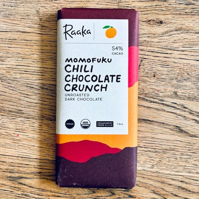 Raaka Momofuku Chili Chocolate Crunch 1.8oz
