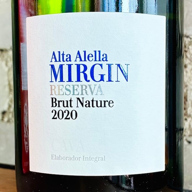 2020 Alta Alella "Mirgin" Reserva Brut Nature Cava